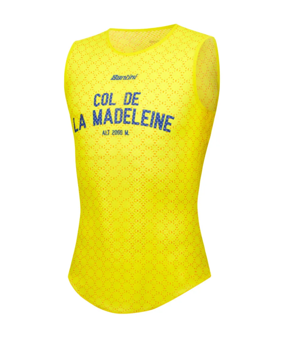 MAILLOT JAUNE COL DE LA MADELEINE - BASELAYER TANK